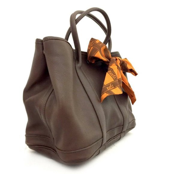Authentic HERMES Garden Twilly TPM Leather HandBag - Picture 5 of 11